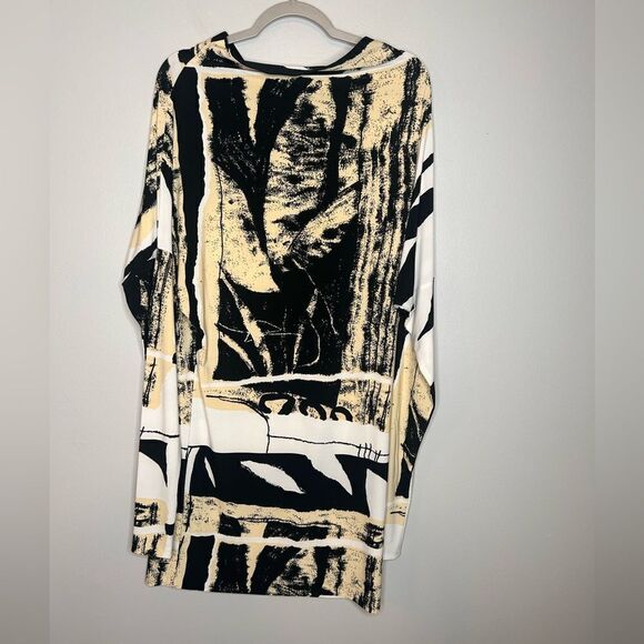 Norma Kamali Printed Boat Neck Dress - Picture 4 of 6